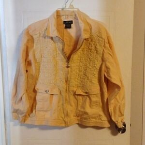 Vintage 1980s Muneli button up jacket made in Italy women's XL